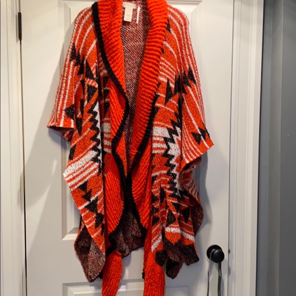 Free People Aztec Design Sweater